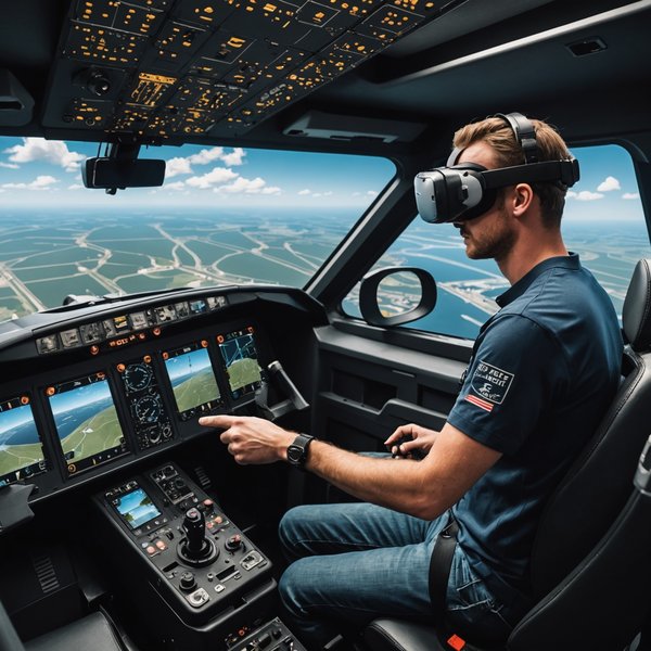 Quels sont les avantages de l'utilisation de la réalité virtuelle pour les jeux de simulation de vol?